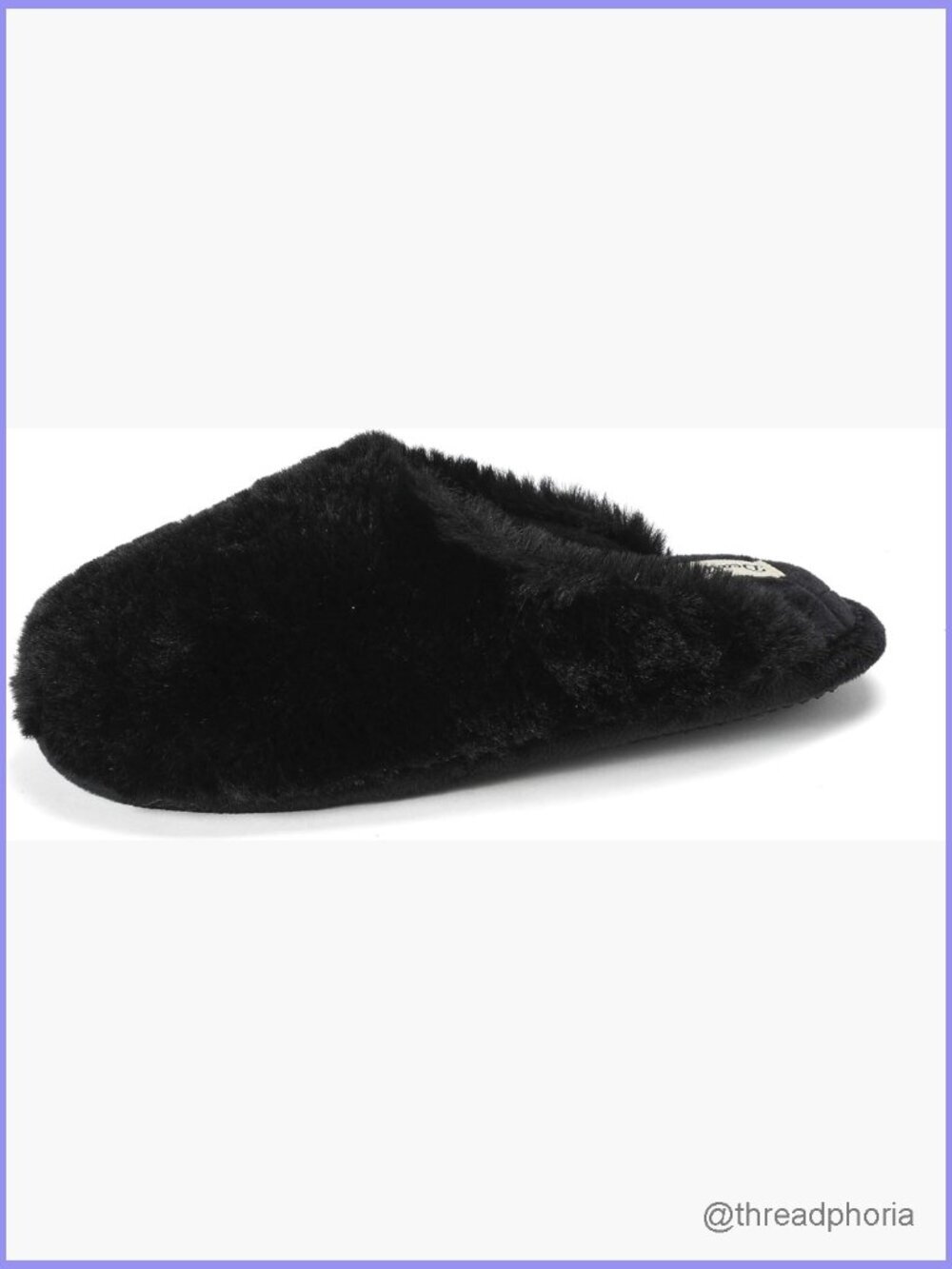 Plush Memory Foam Scuff Slippers Indoor Outdoor Slide On